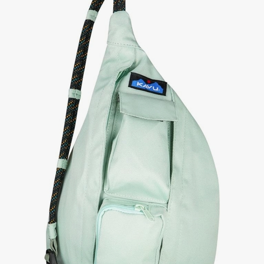 Kavu mini rope sling bag (green fig)